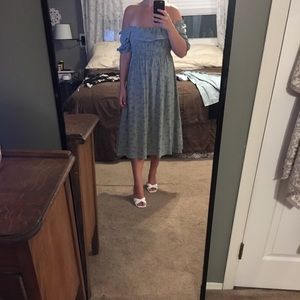 floral chiffon dress